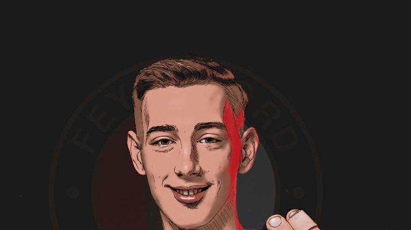 Róbert Boženík a jeho karikatúra, s ktorou ho...