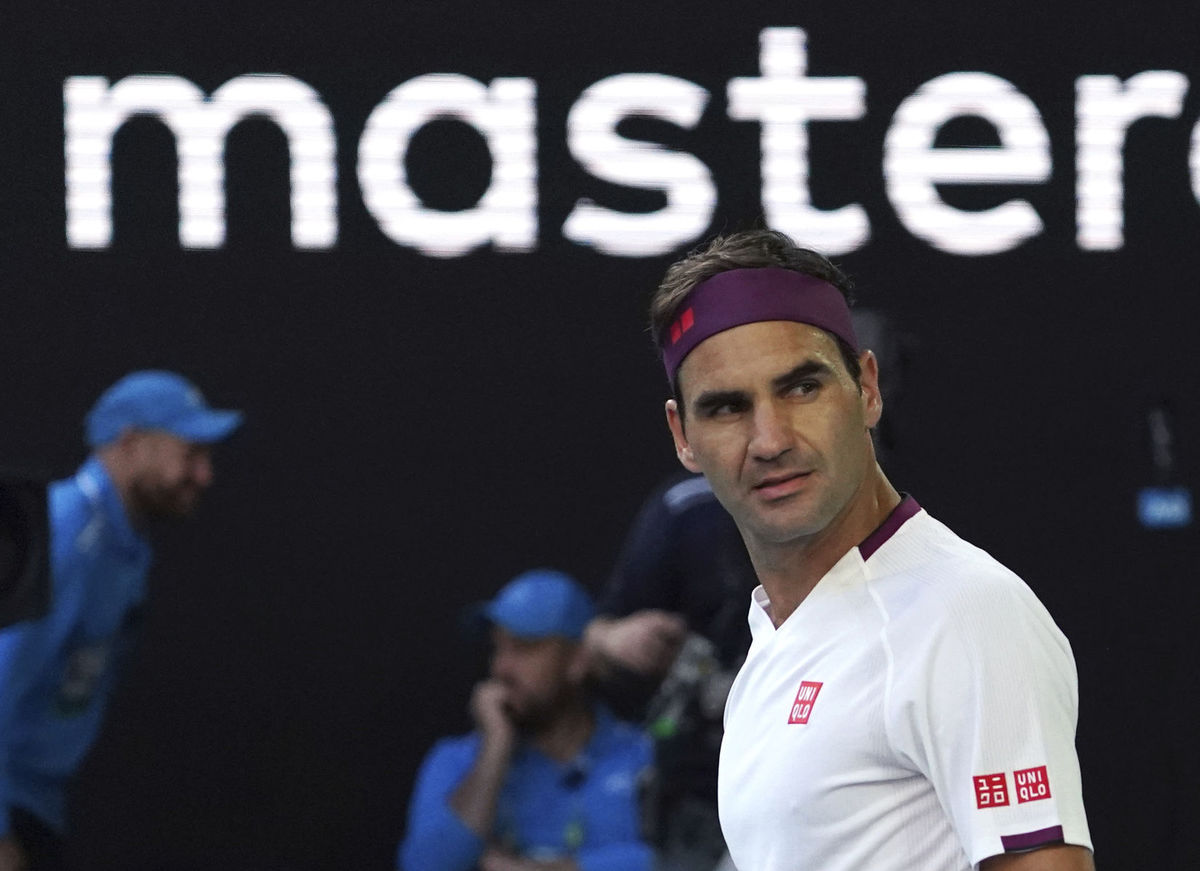 Roger Federer na Australian Open.