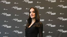 Finalistka Miss Slovensko 2020 Kristína Víglaská.