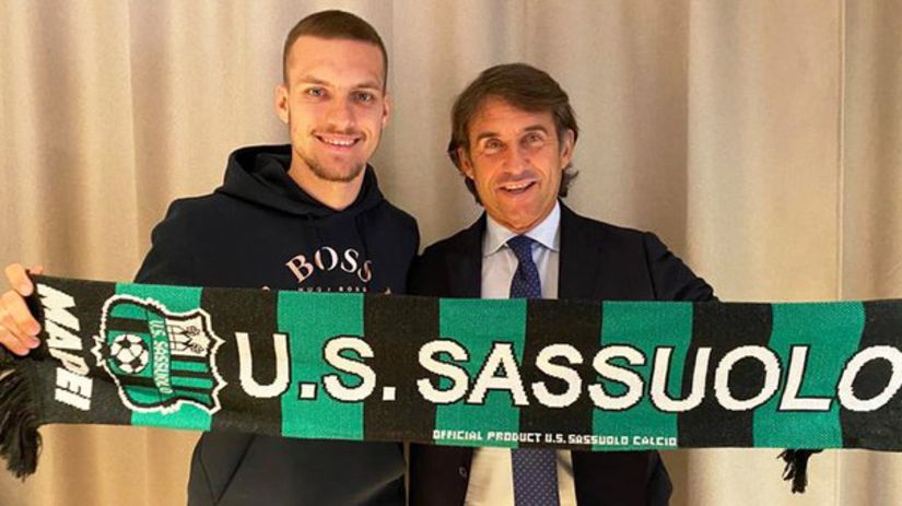 Lukáš Haraslín po príchode do Sassuola.