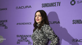 Herečka Anne Hathaway na filmovom festivale Sundance.