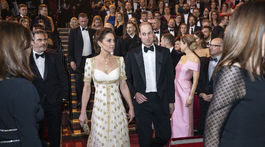 Princ William a jeho manželka Kate, vojvodkyňa z Cambridge prichádzajú na vyhlásenie cien BAFTA.
