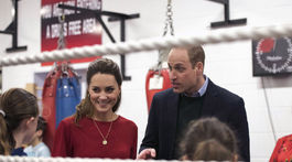 Princ William a vojvodkyňa Kate z Cambridge navštívili boxerský klub Bulldogs.