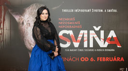 Režisérka filmu Sviňa Mariana Čengel Solčanská. 