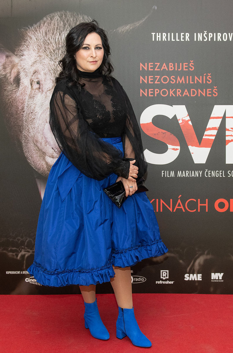 Režisérka filmu Sviňa Mariana Čengel Solčanská.