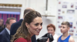 Vojvodkyňa Kate v boxerskom klube rozdávala úsmevy. 