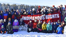 Greta demonštrovala za záchranu klímy a ochranu práv Laponcov