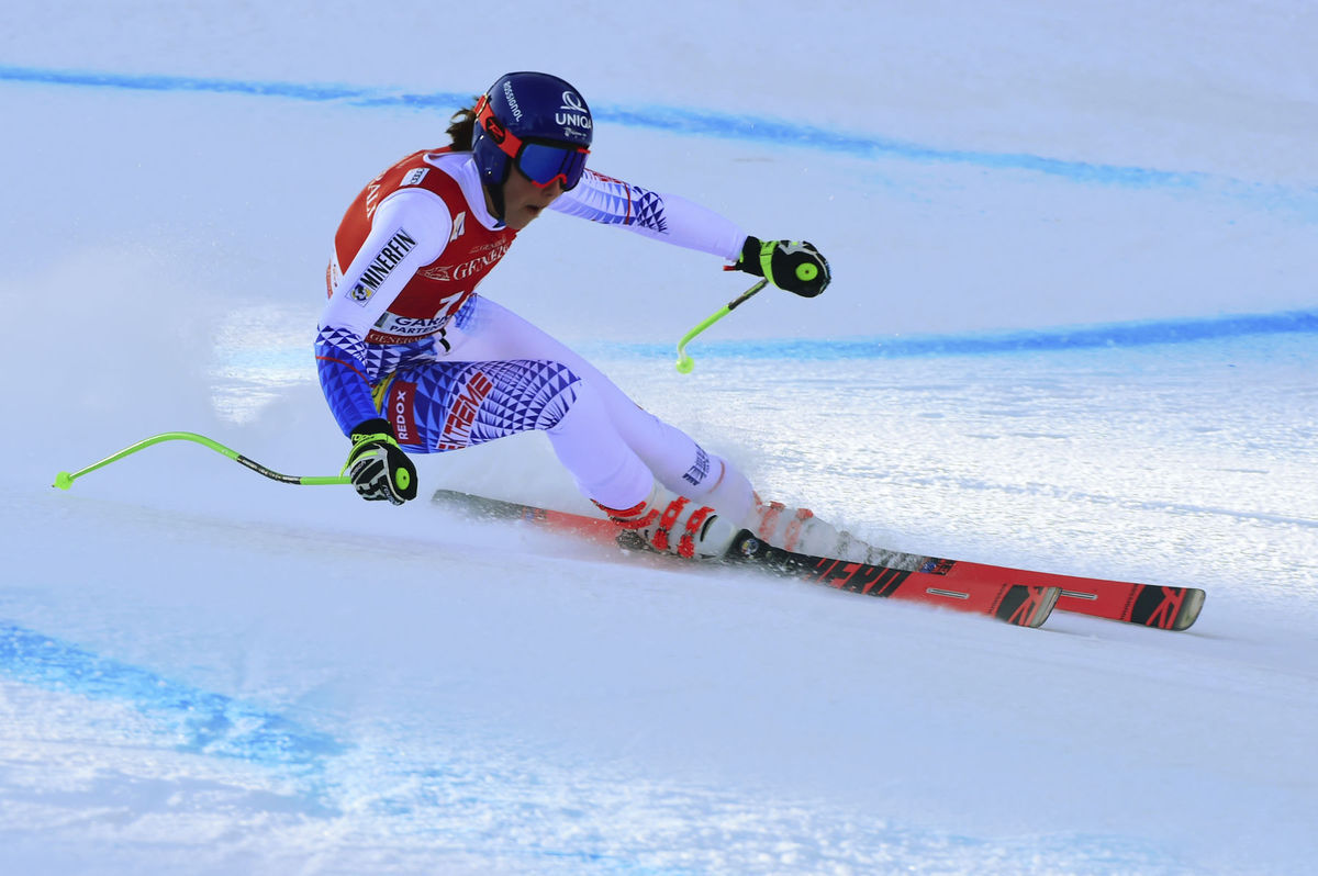 Petra Vlhová v akcii.