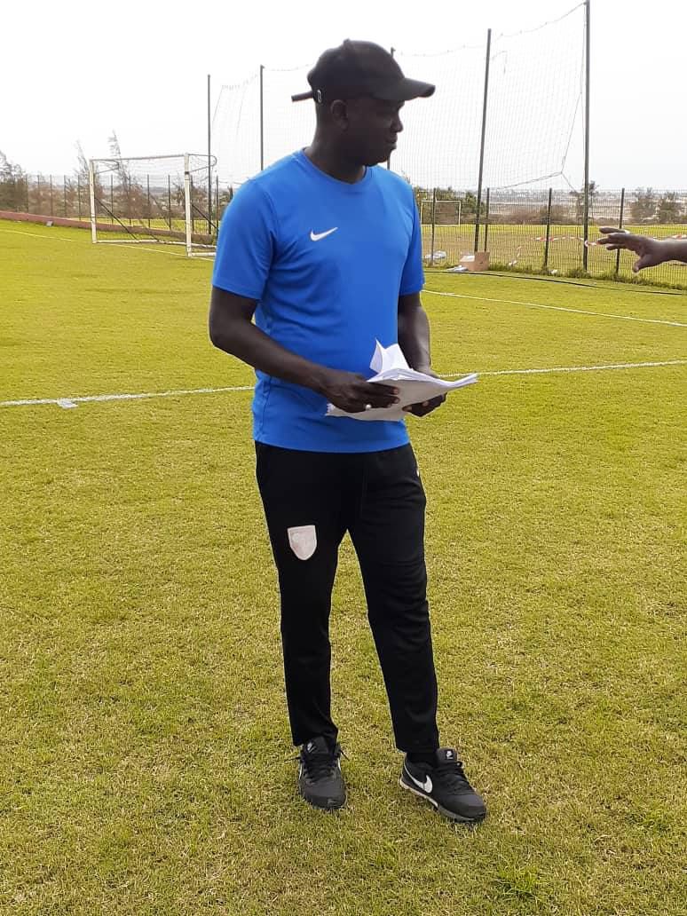 Lamine Diagne počas tréningu dorasteneckého...