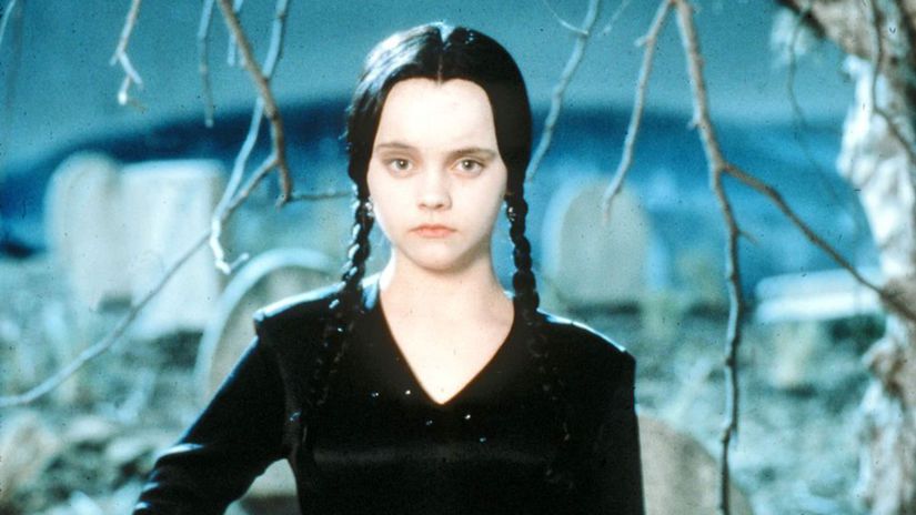 Christina Ricci v roku 1991 vo filme Rodina...