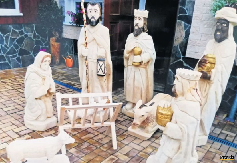 Betlehem, ktorý Jozef Chrenšč vyrobil pre...