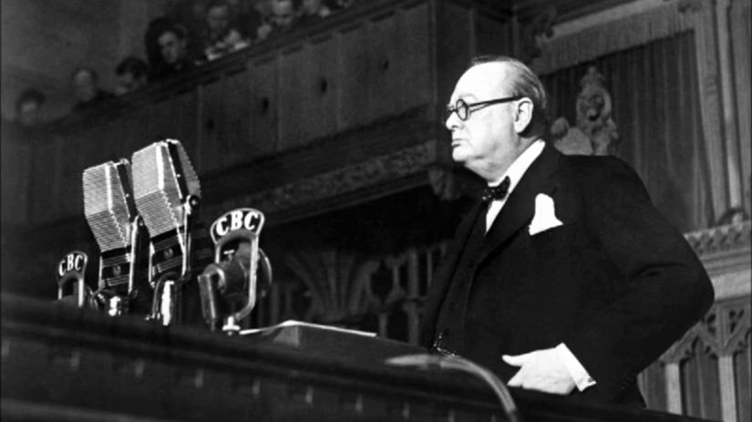 Winston Churchill, prezident, slávnostný sľub
