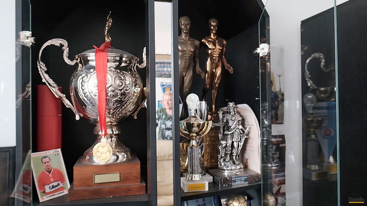 Trofeje Petra Dubovského zostávajú v jeho izbe...