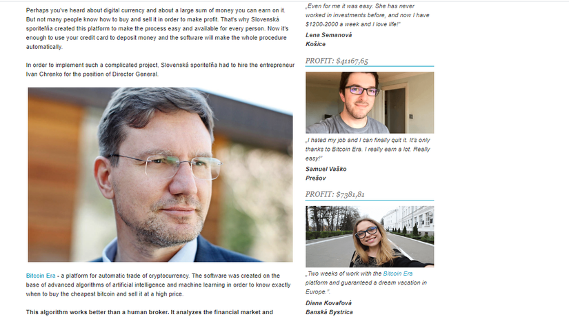 Stránka zneužíva meno známeho podnikateľa,...
