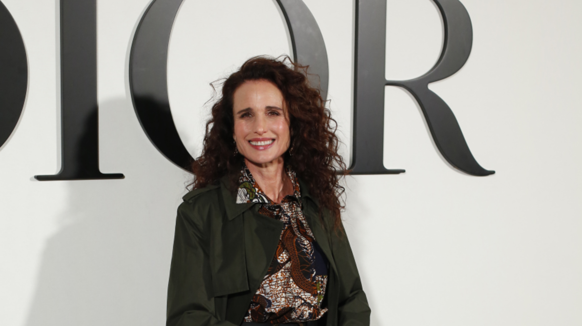 Andie MacDowell a jej bujnú kučery.
