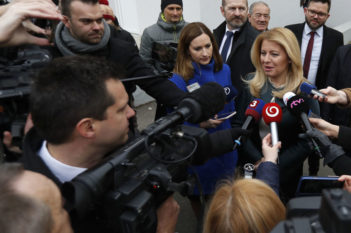 Prezidentka SR Zuzana Čaputová krátko po tom,...