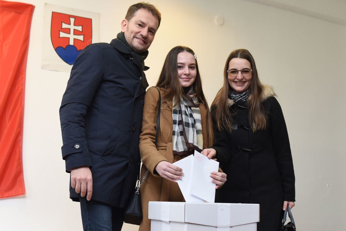 Igor Matovič, jeho dcéra Klára a manželka...