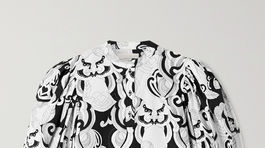 Dámske vzorované šaty s naberanými rukávmi See by Chloé. Predávaj sa za 280 eur na Net-a-porter.com. 