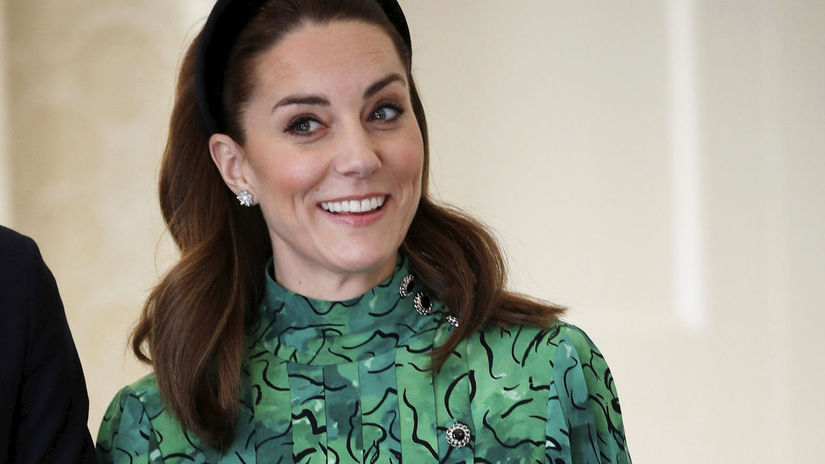 Vojvodkyňa Kate z Cambridge v zelených...