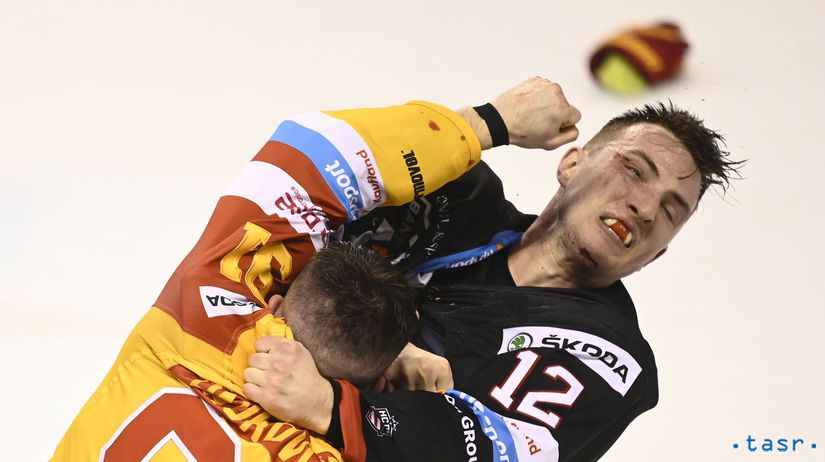 Zápas medzi Trenčínom a Banskou Bystricou...