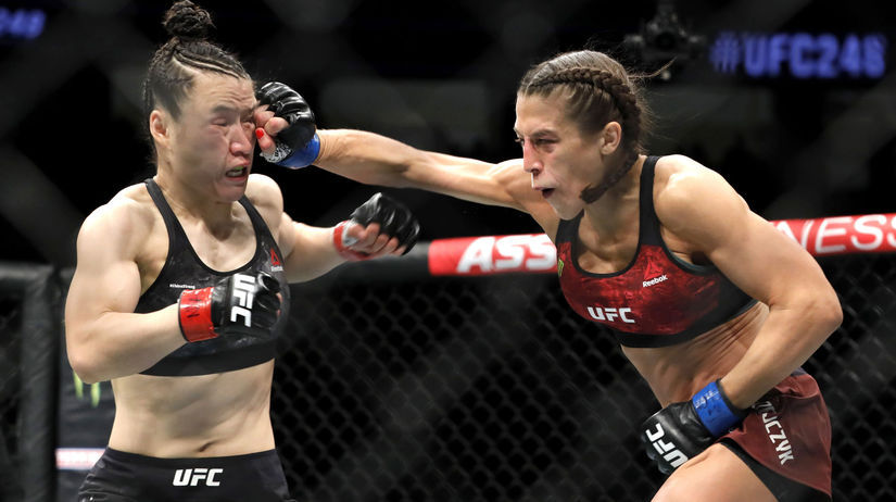 UFC 248: Wej-li Čang - Joanna Jedrzejczyková