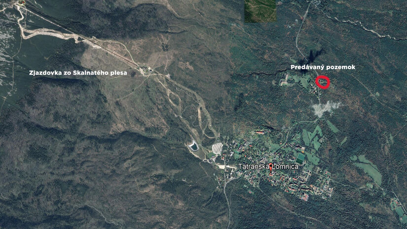 DN - Pozemok Tatry Google Earth