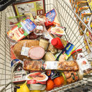 košík, nákup, potraviny