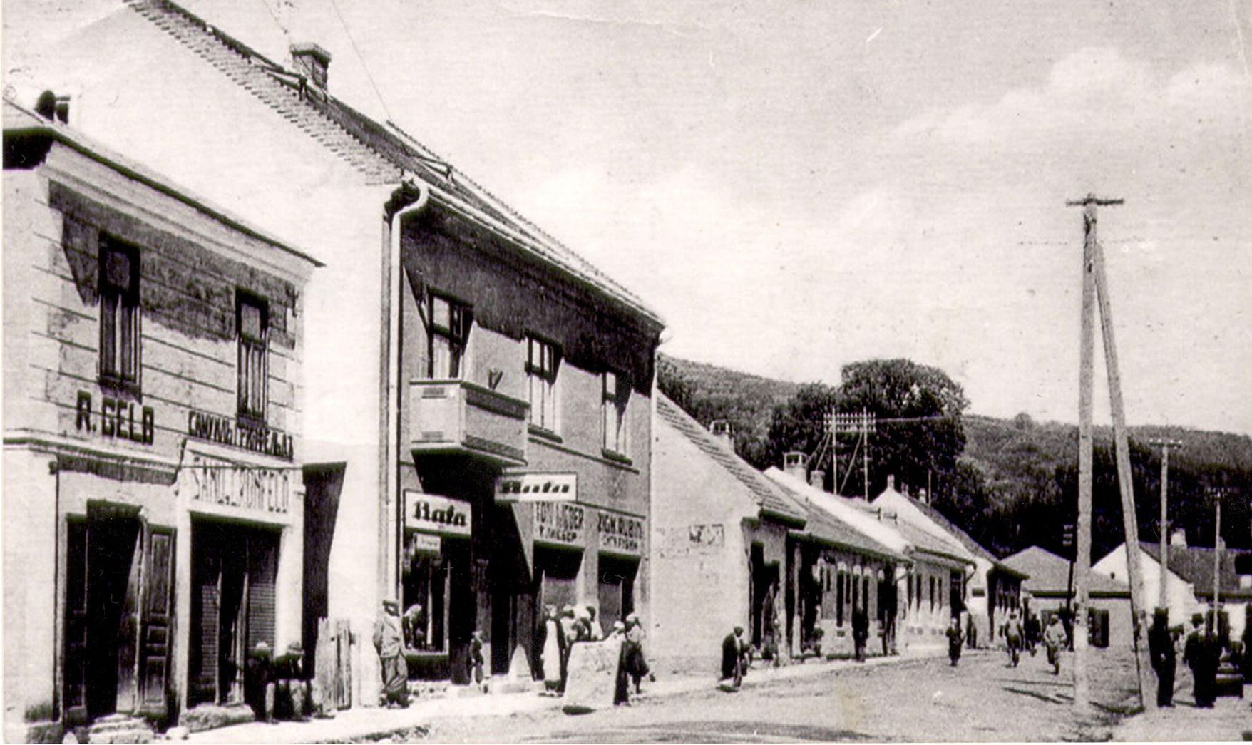 Medzilaborce v 30. rokoch minulého storočia.