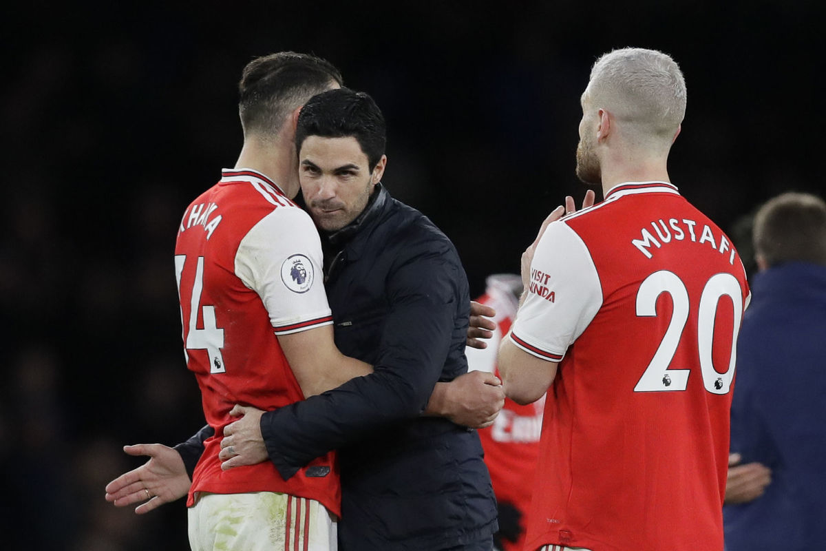 Tréner Arsenalu Mikel Arteta.
