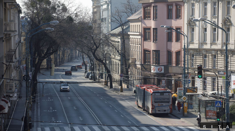 Bratislava, prázdne ulice