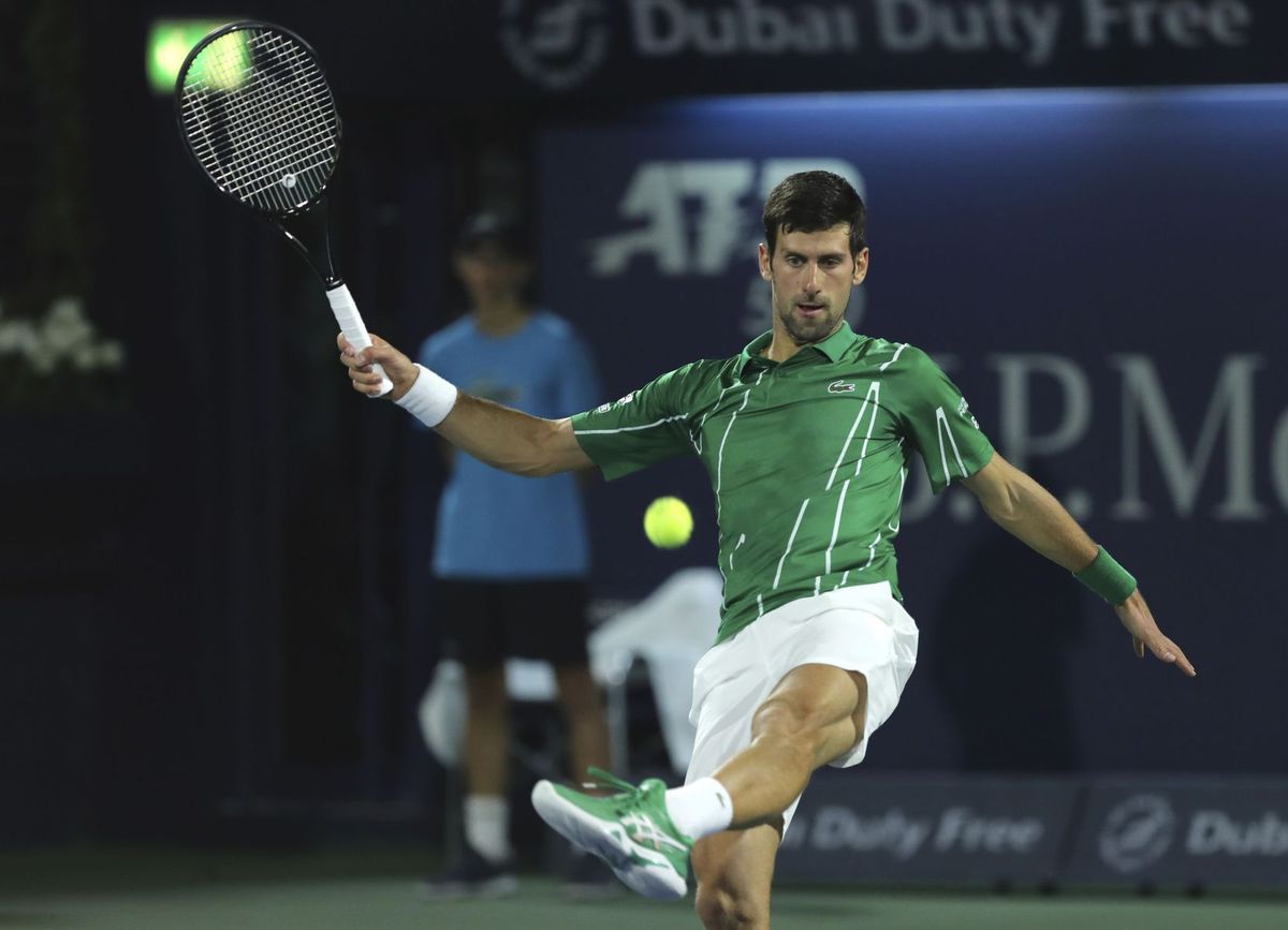 Svetová jednotka Novak Djokovič.
