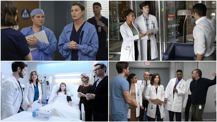 greys anatomy, the resident, the good doctor,...