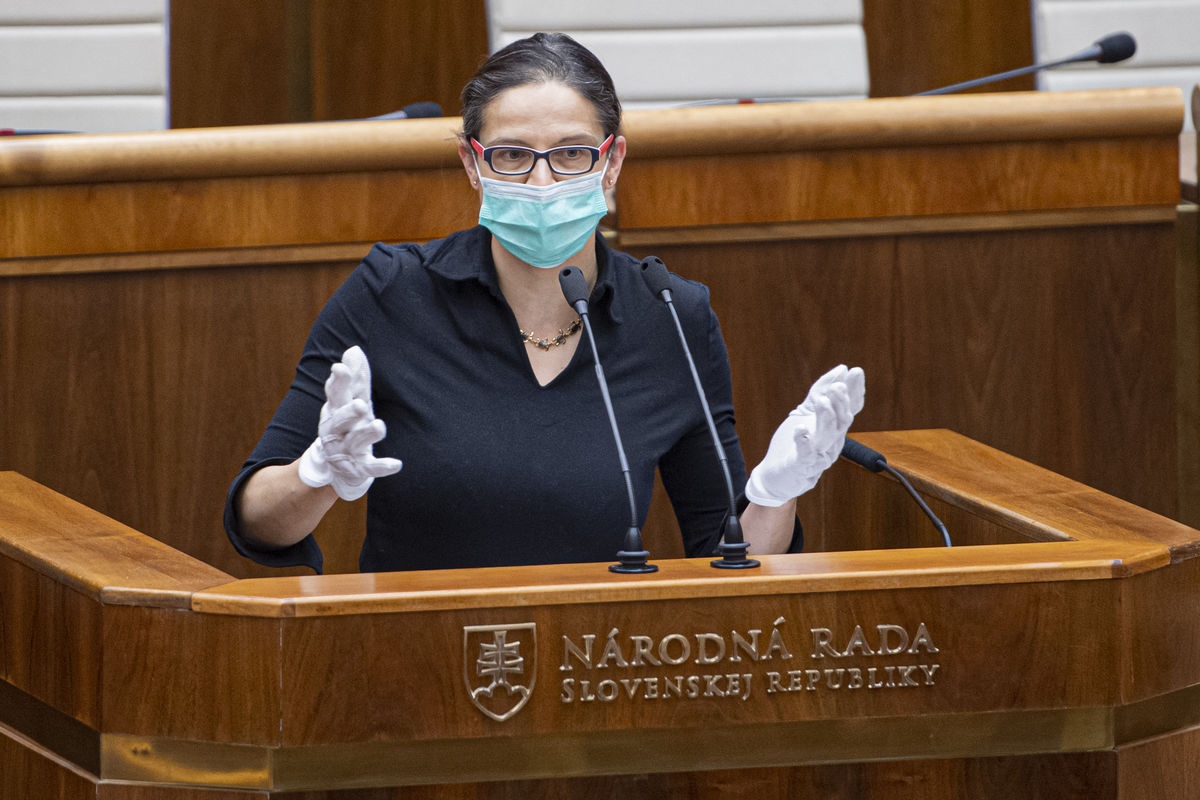 Ministerka spravodlivosti SR Mária Kolíková (Za...