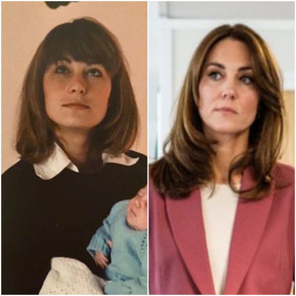 Carole Middleton v roku 1982 a vojvodkyňa Kate...
