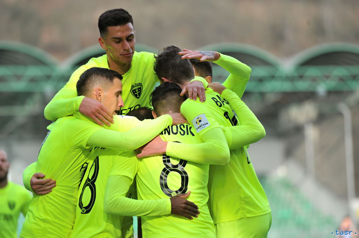 Futbalisti MŠK Žilina.