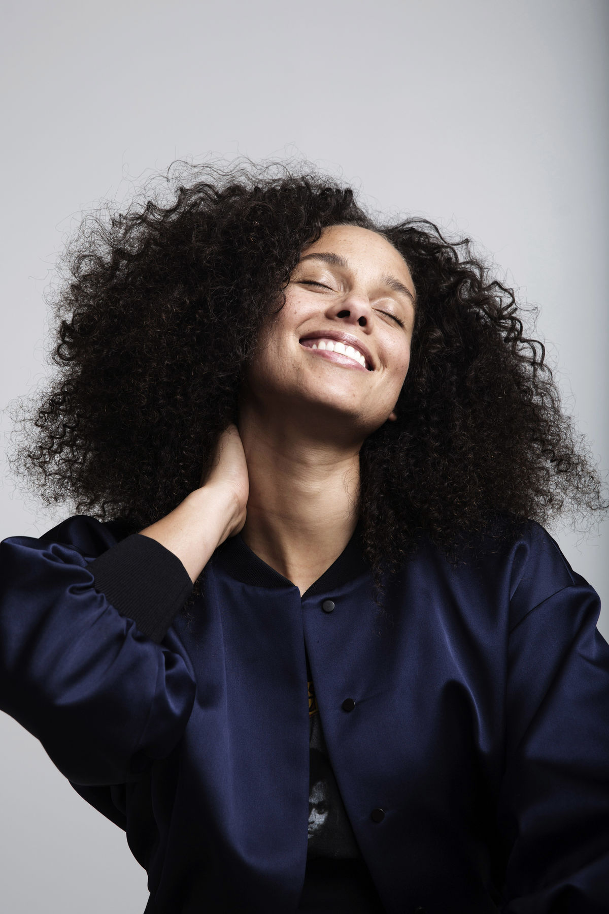 Speváčka Alicia Keys počas fotenia k novej...