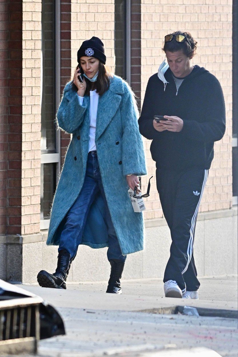 Ruská modelka Irina Shayk a galerista Vito...