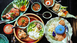 Vábivé farebné stolovanie