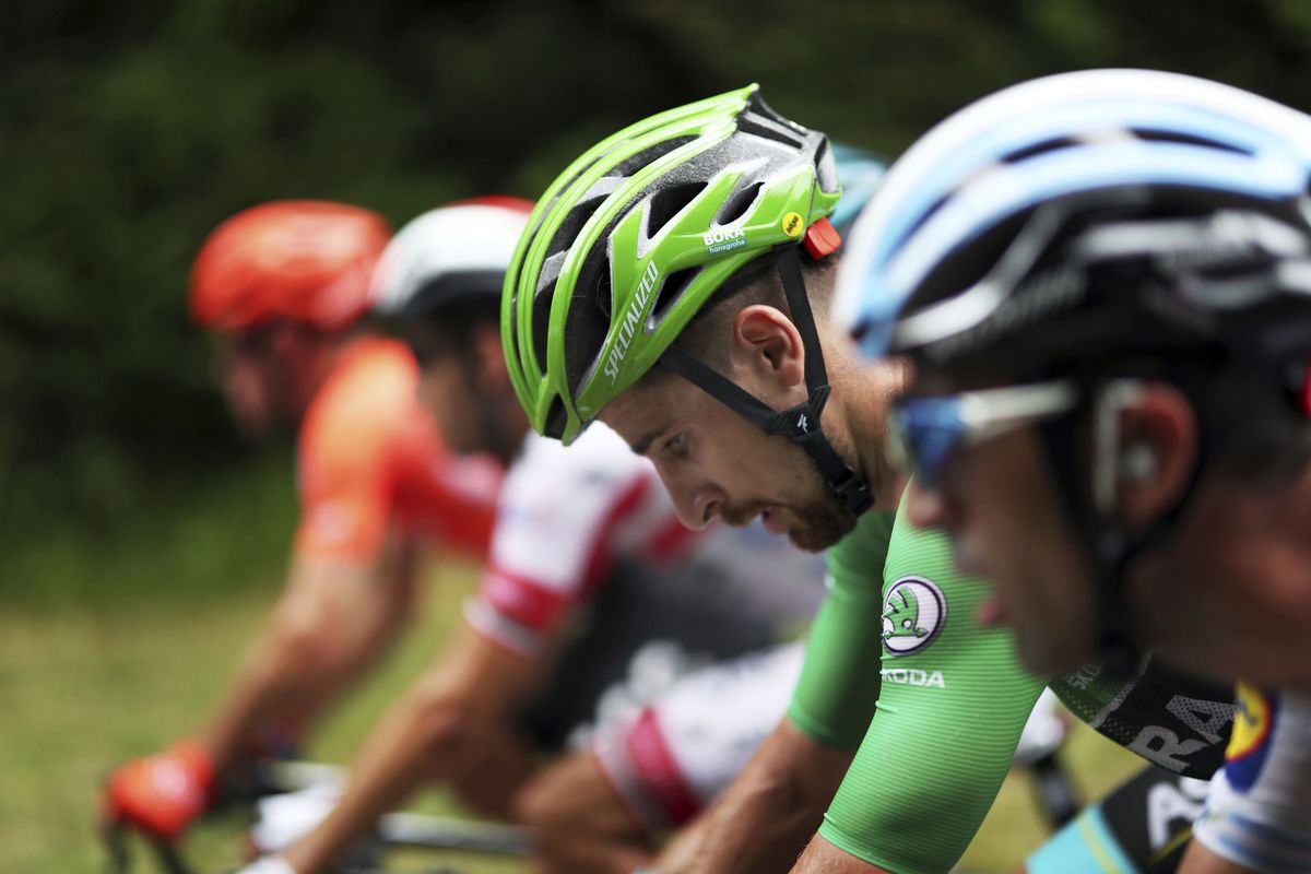 Peter Sagan na vlaňajšej Tour de France.
