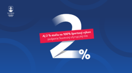 Dvoma percentami z daní je možné podporiť aj športové talenty