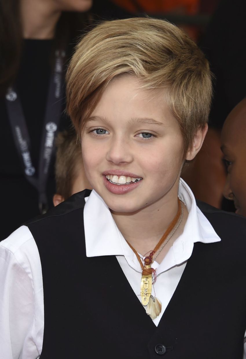 Shiloh Jolie-Pitt na zábere z roku 2017.