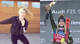 Shiffrinová hitom internetu. Roztočila to pred garážou 