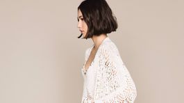 Pletený kardigan so strapcami Twinset, predáva sa za 265 eur. 