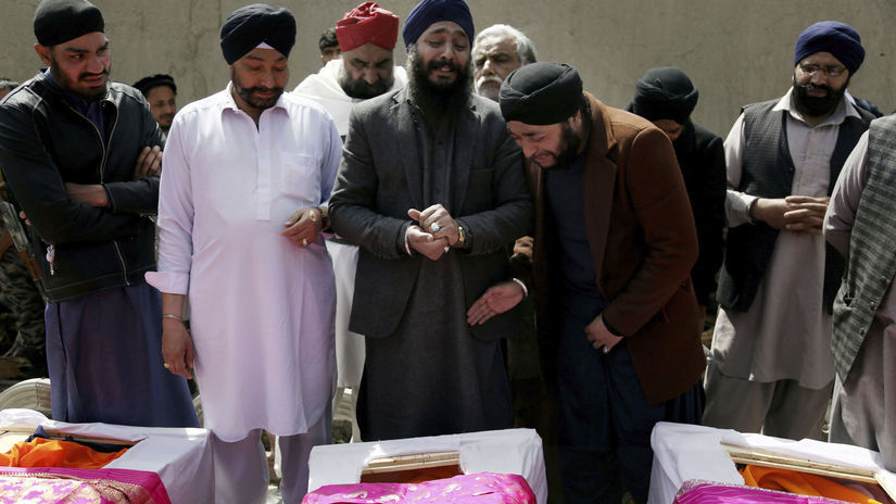 kábul afganistan truhla smrť obeť teroristický...