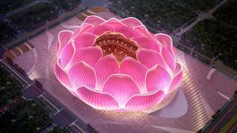 Najväčší a najkrajší. Čína postaví lotosovú nádheru 