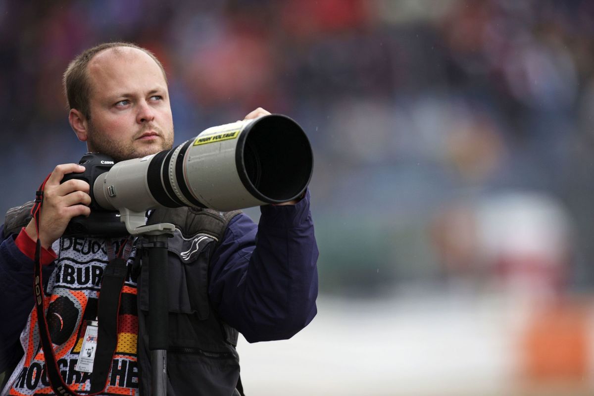 Fotograf F1 Martin Trenkler na archívnej...