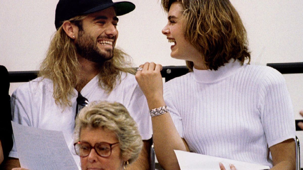 Andre Agassi und Brooke Shields.