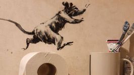 Banksy zverejnil svoju tvorbu počas karantény