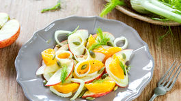 Teraz je čas na experimenty v kuchyni! Feniklový šalát s pomarančom