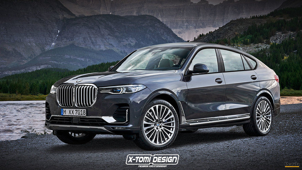 Takto si BMW X8 predstavuje známy ilustrátor...